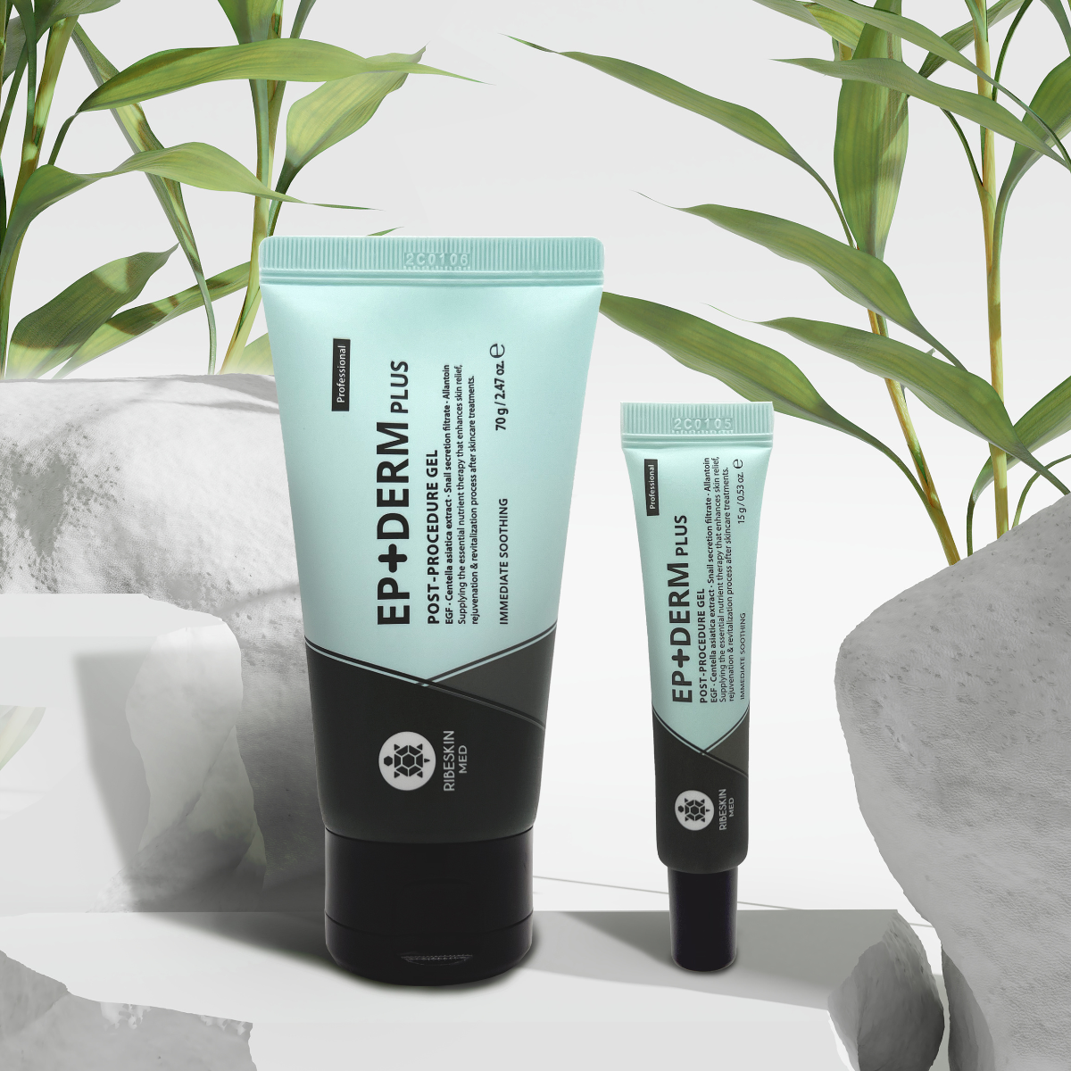 RIBESKIN EP+DERM Plus Post-Procedure Gel | Skin Recovery Gel for